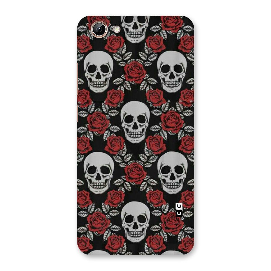 Grey Skulls Back Case for Vivo Y71i