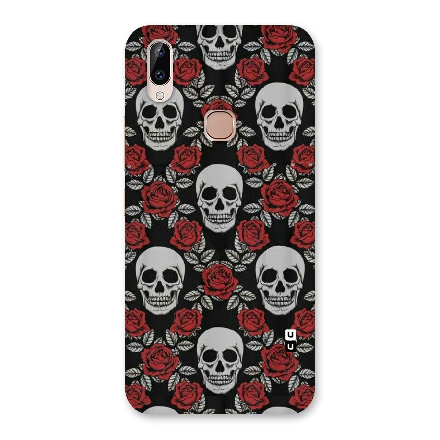 Grey Skulls Back Case for Vivo Y83 Pro