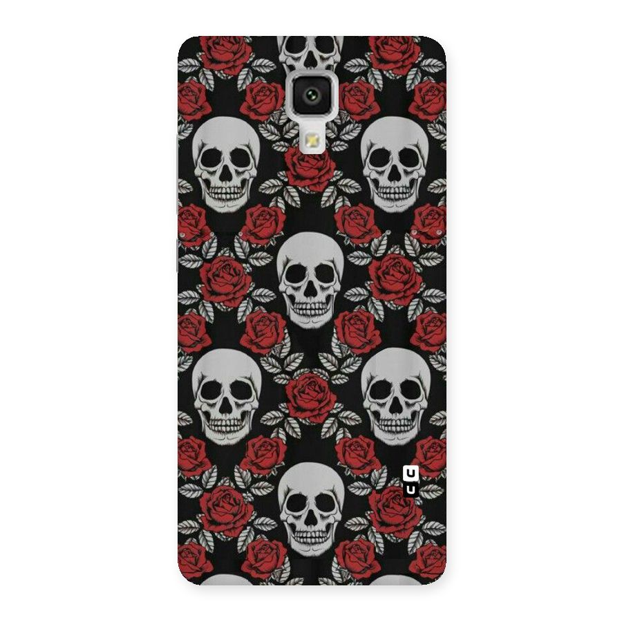 Grey Skulls Back Case for Xiaomi Mi 4