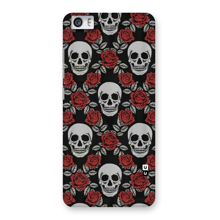 Grey Skulls Back Case for Xiaomi Redmi Mi5