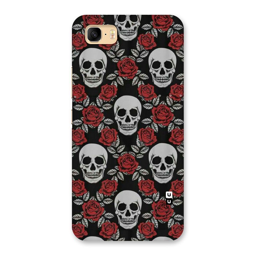 Grey Skulls Back Case for Zenfone 3s Max