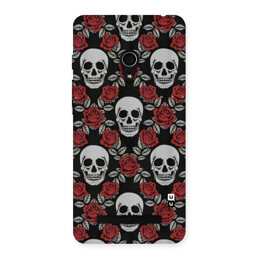 Grey Skulls Back Case for Zenfone 5