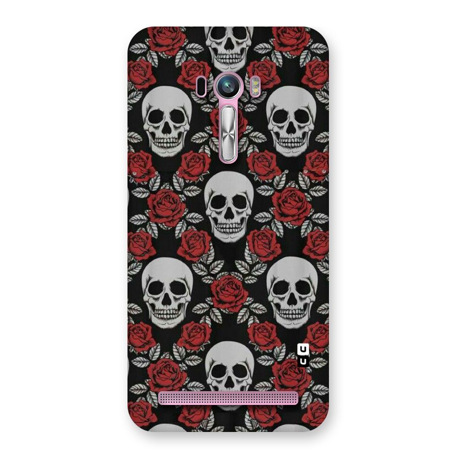 Grey Skulls Back Case for Zenfone Selfie