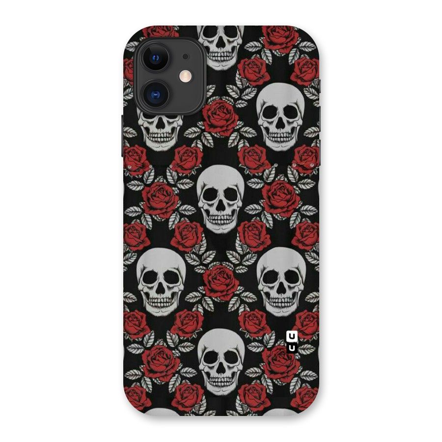 Grey Skulls Back Case for iPhone 11
