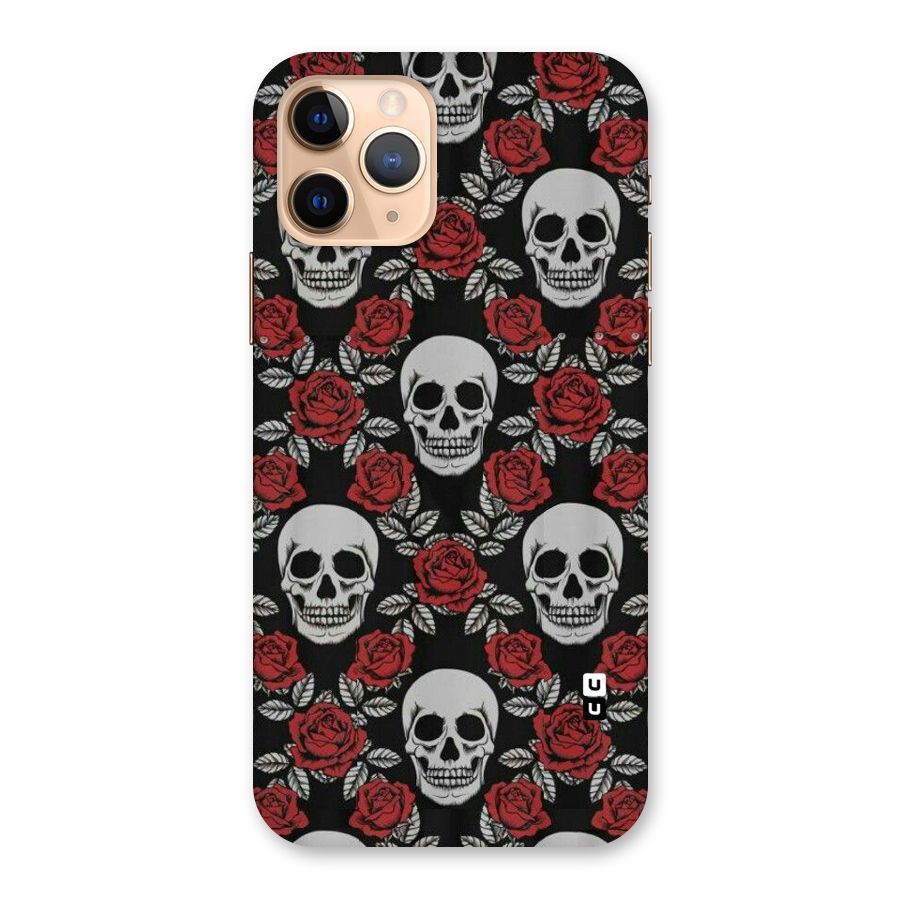 Grey Skulls Back Case for iPhone 11 Pro