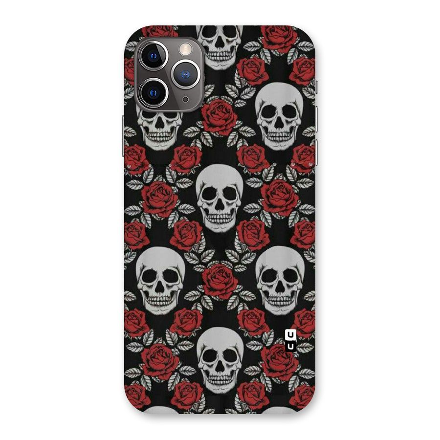 Grey Skulls Back Case for iPhone 11 Pro Max