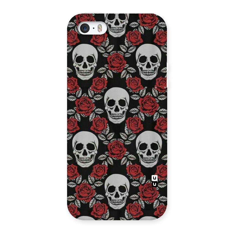 Grey Skulls Back Case for iPhone 5 5S