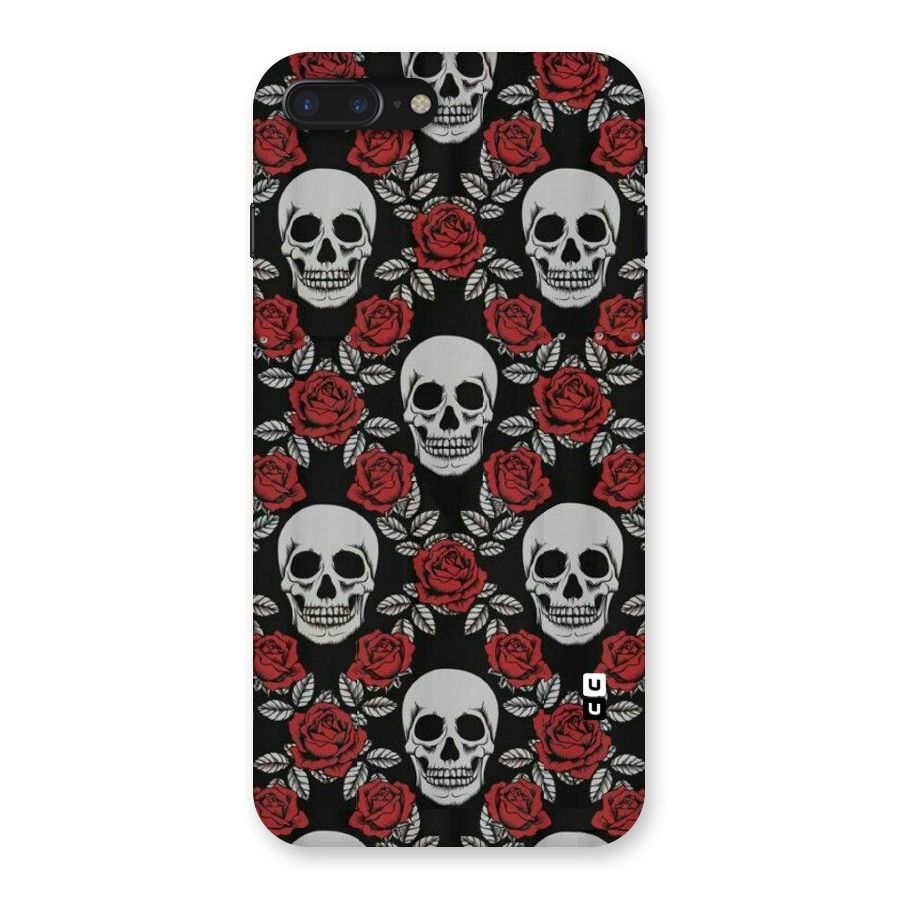 Grey Skulls Back Case for iPhone 7 Plus