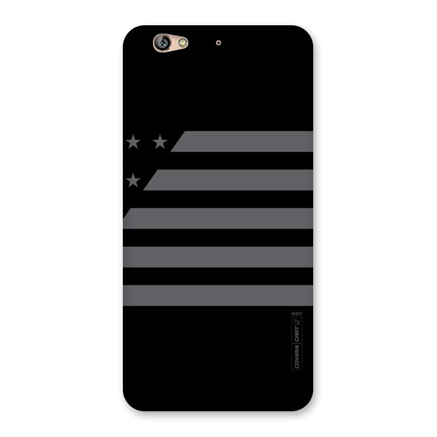 Grey Star Striped Pattern Back Case for Gionee S6