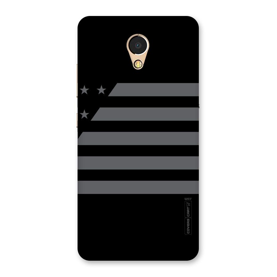 Grey Star Striped Pattern Back Case for Lenovo P2