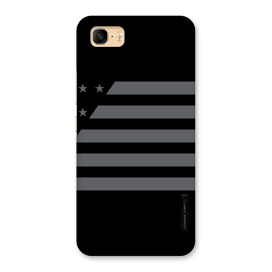 Grey Star Striped Pattern Back Case for Zenfone 3s Max