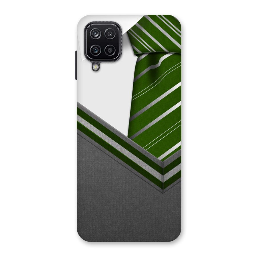 Grey Sweater Back Case for Galaxy A12