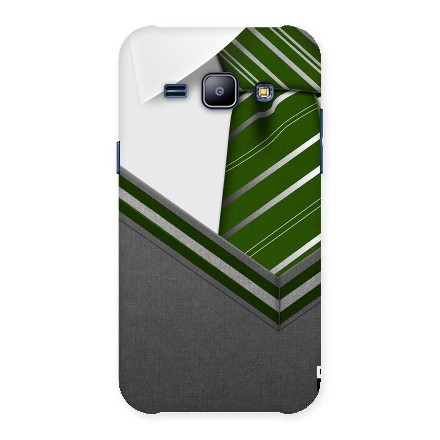 Grey Sweater Back Case for Galaxy J1