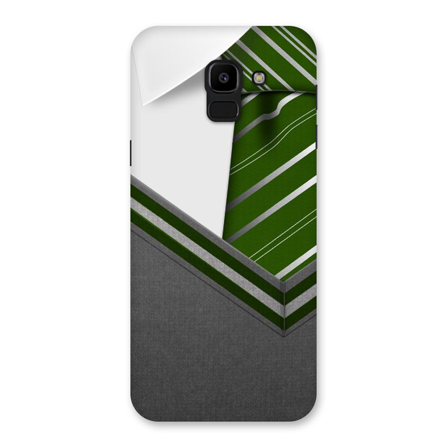 Grey Sweater Back Case for Galaxy J6