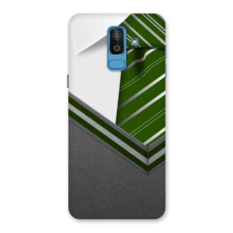 Grey Sweater Back Case for Galaxy On8 (2018)