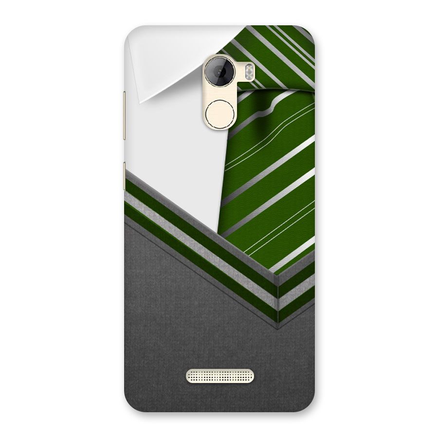 Grey Sweater Back Case for Gionee A1 LIte