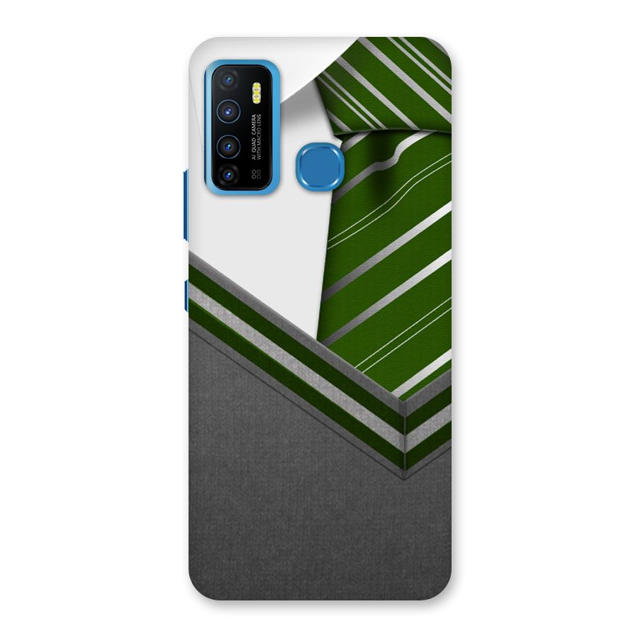 Grey Sweater Back Case for Infinix Hot 9