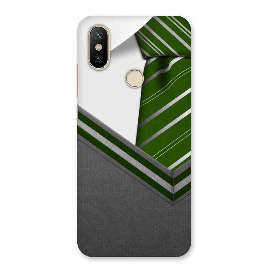 Grey Sweater Back Case for Mi A2