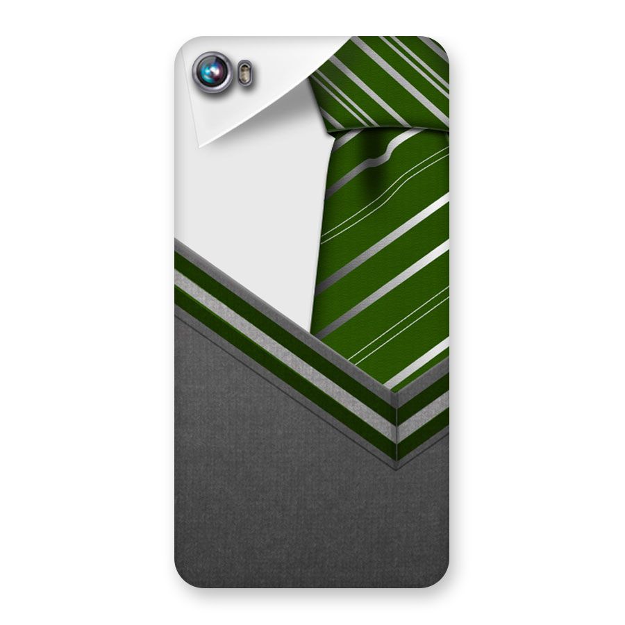 Grey Sweater Back Case for Micromax Canvas Fire 4 A107