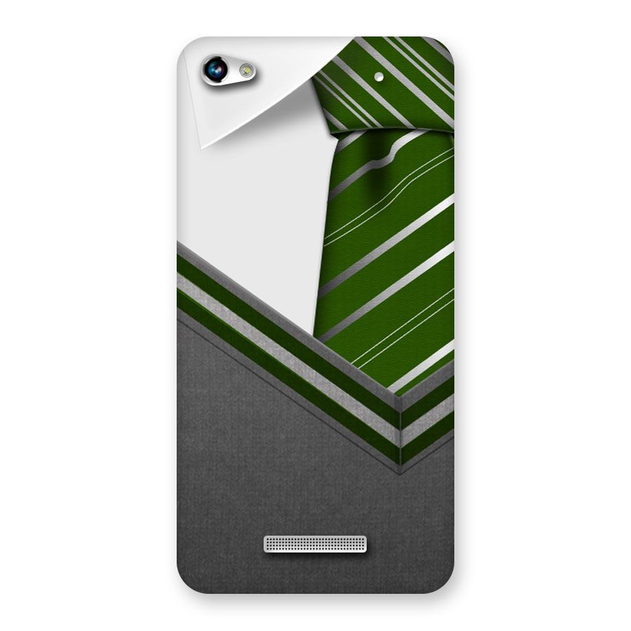 Grey Sweater Back Case for Micromax Hue 2