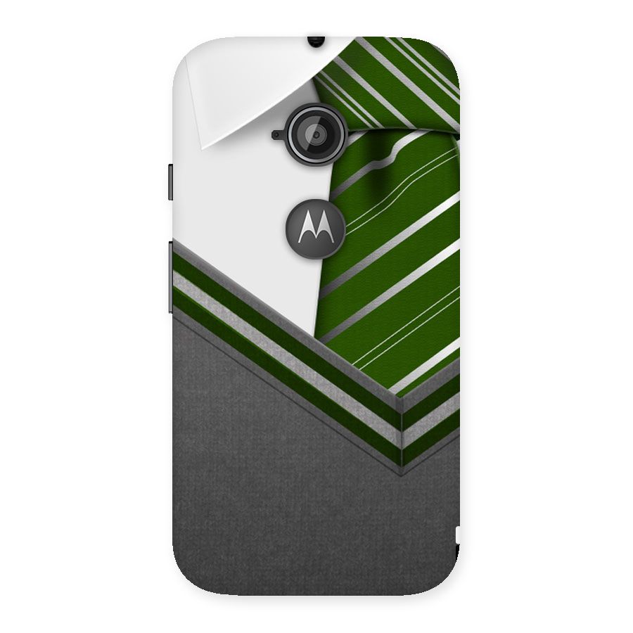 Grey Sweater Back Case for Moto E 2nd Gen