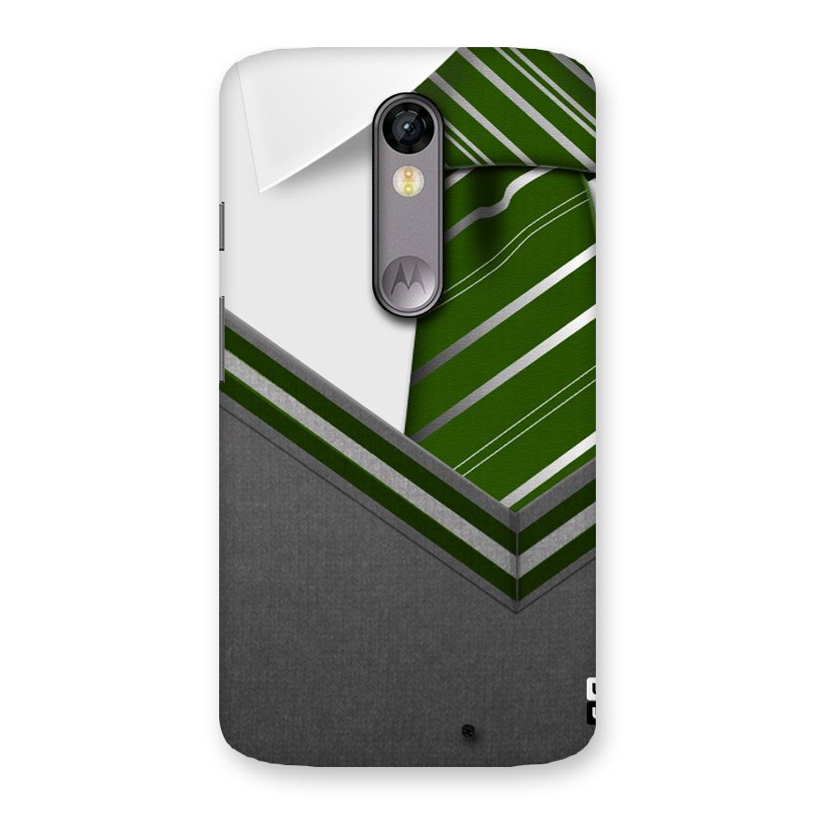 Grey Sweater Back Case for Moto X Force