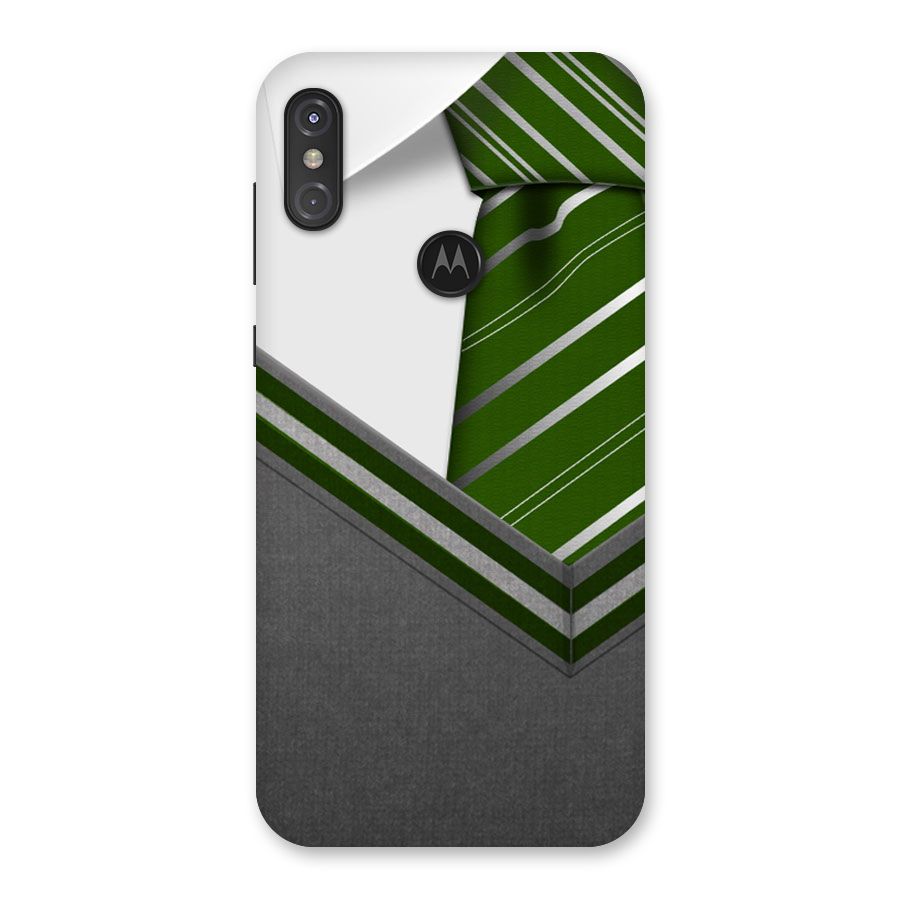 Grey Sweater Back Case for Motorola One Power