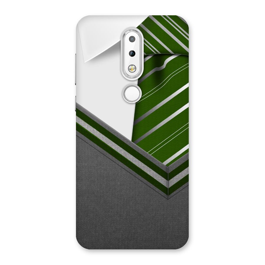Grey Sweater Back Case for Nokia 6.1 Plus