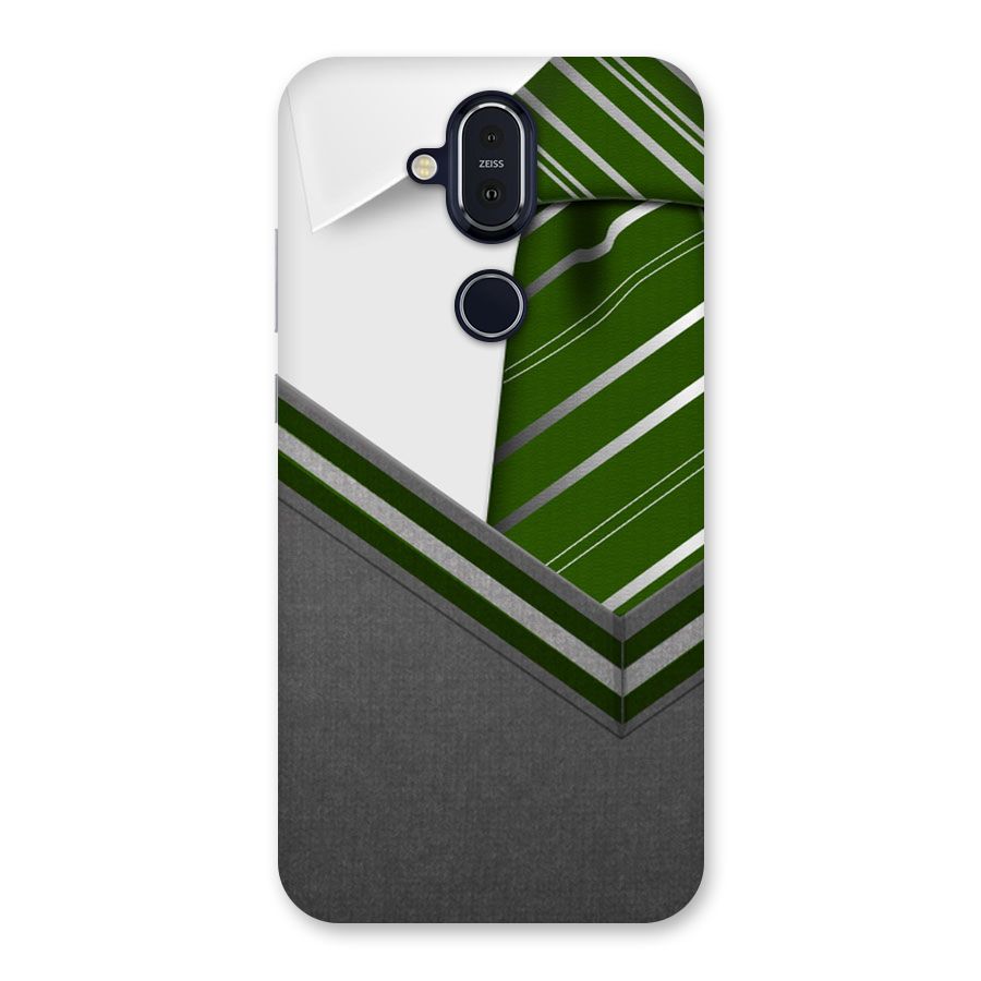 Grey Sweater Back Case for Nokia 8.1