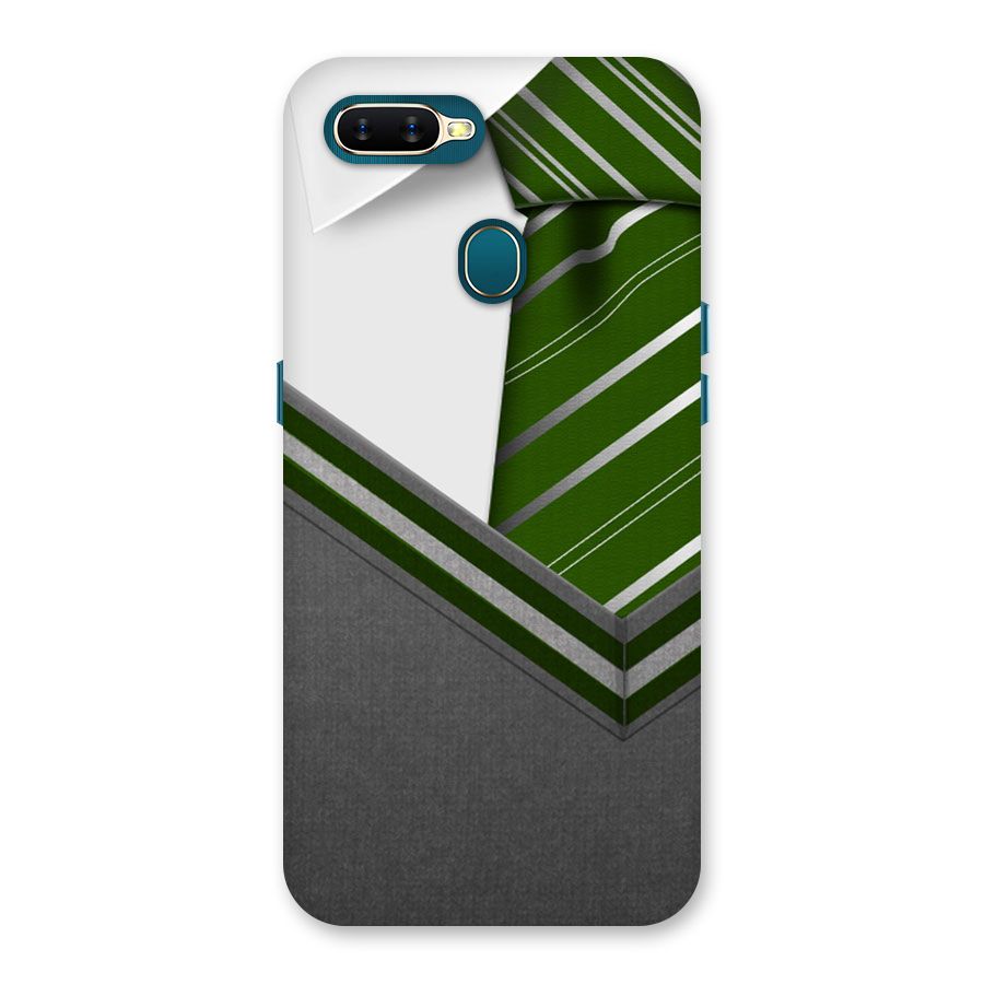 Grey Sweater Back Case for Oppo A11k