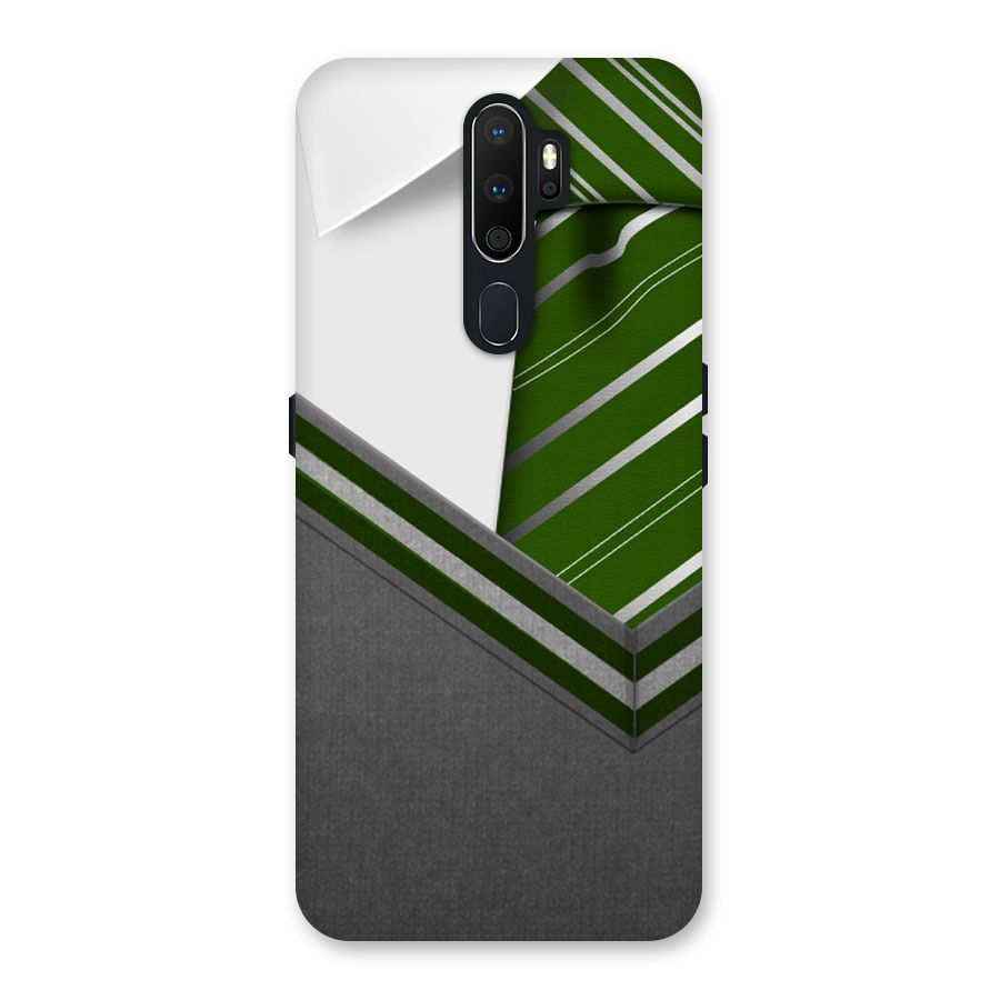 Grey Sweater Back Case for Oppo A5 (2020)