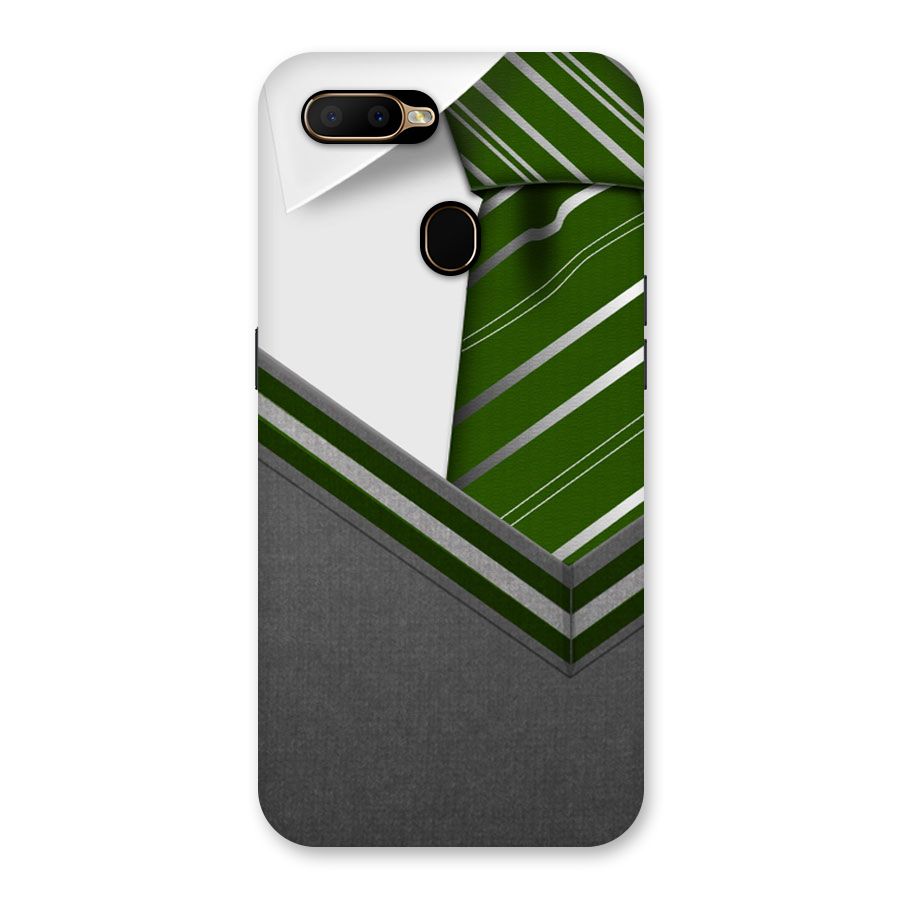 Grey Sweater Back Case for Oppo A5s