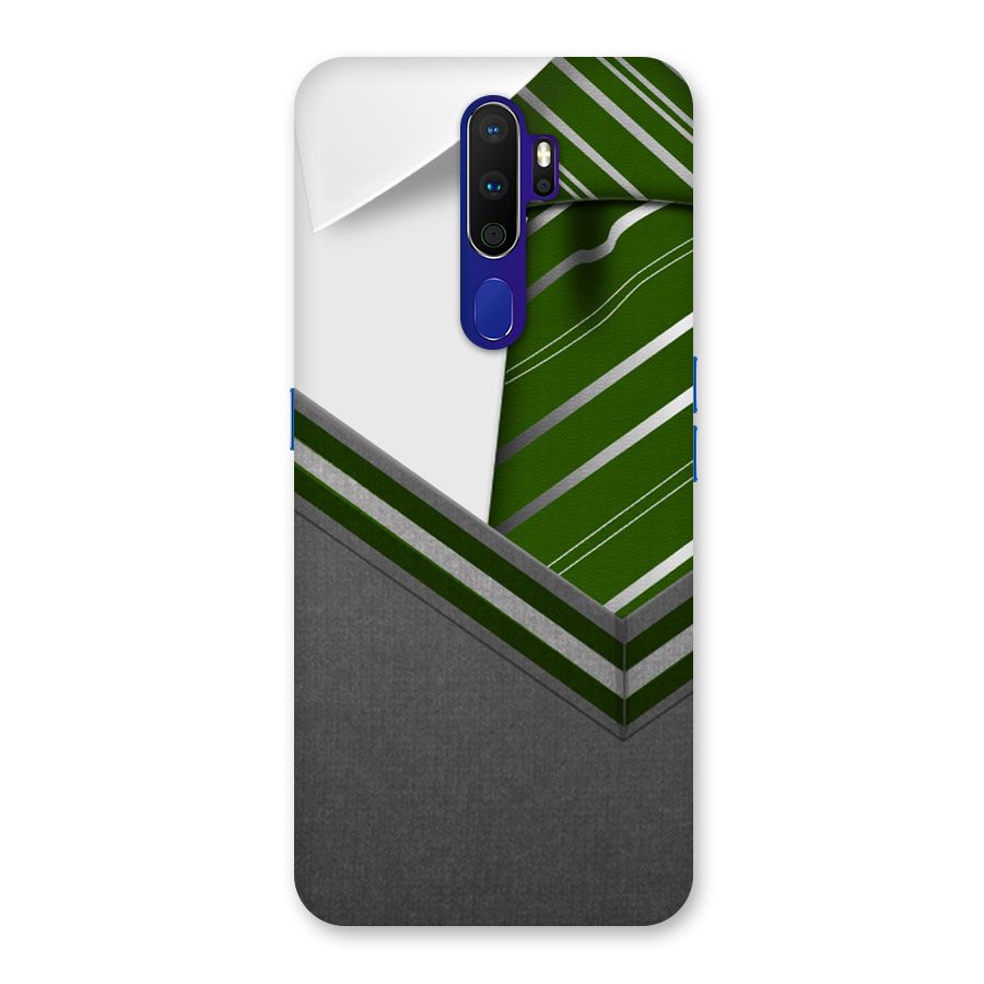 Grey Sweater Back Case for Oppo A9 (2020)