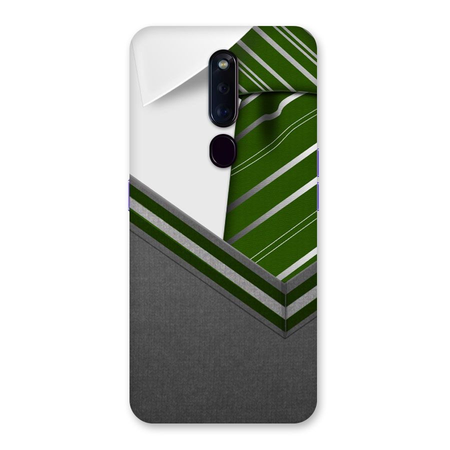 Grey Sweater Back Case for Oppo F11 Pro