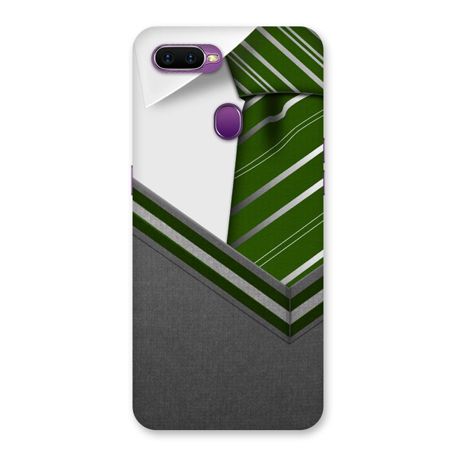 Grey Sweater Back Case for Oppo F9