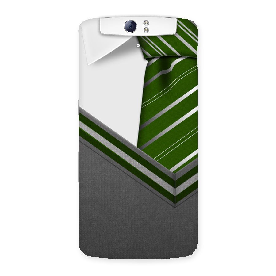 Grey Sweater Back Case for Oppo N1
