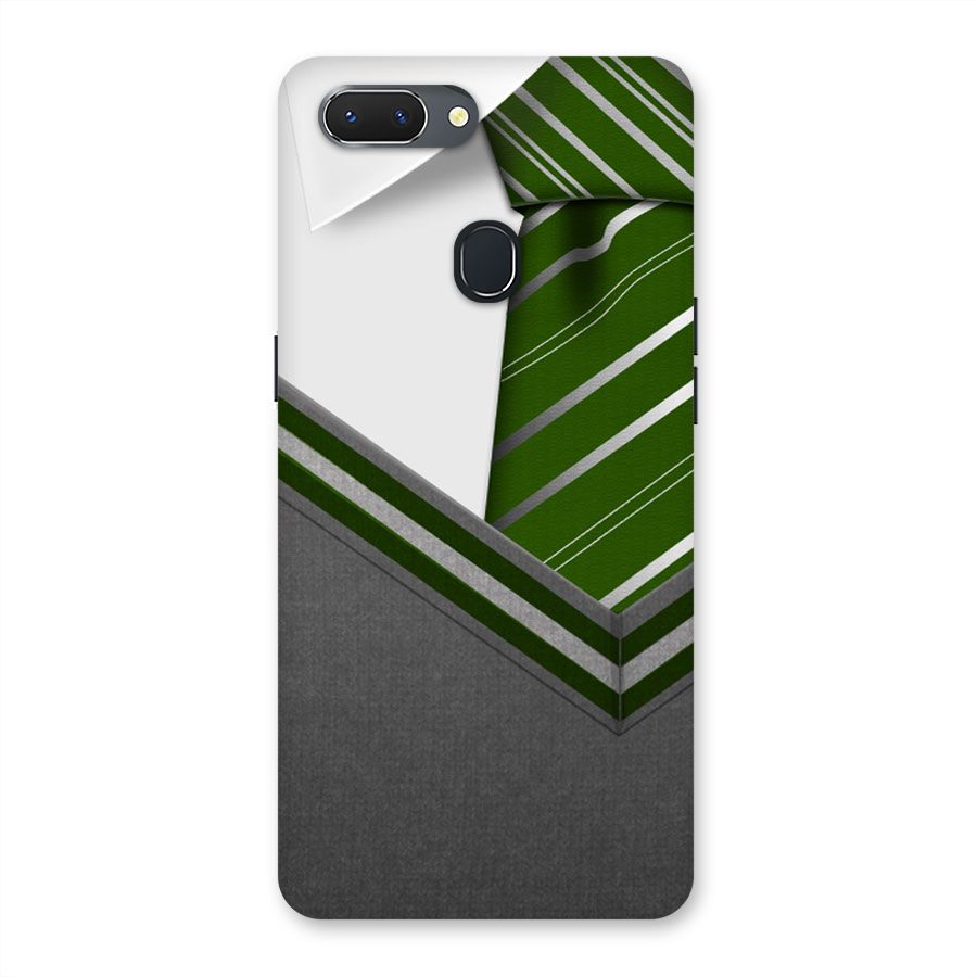 Grey Sweater Back Case for Oppo Realme 2
