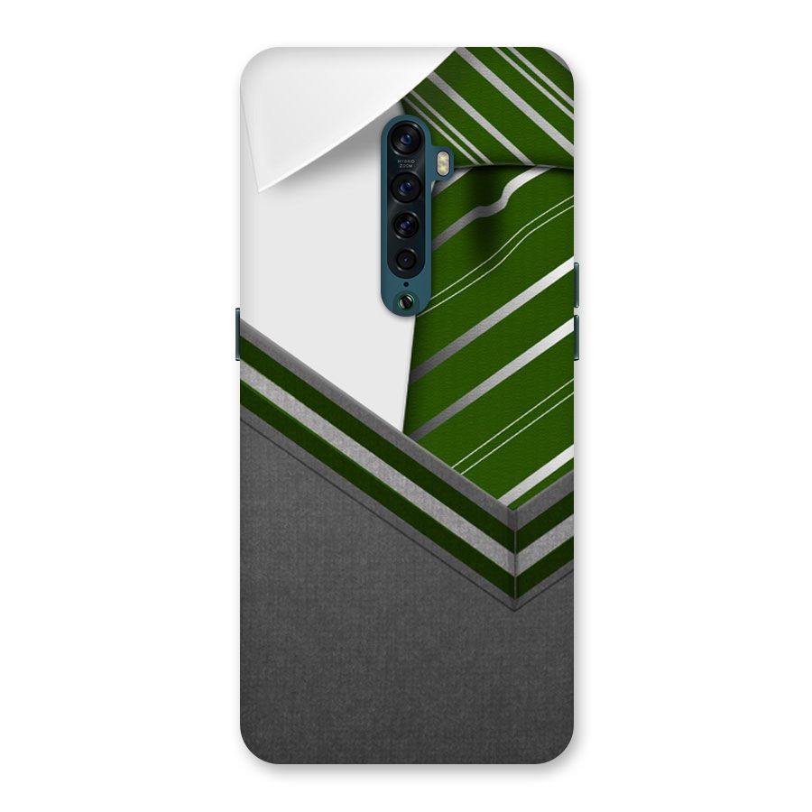 Grey Sweater Back Case for Oppo Reno2