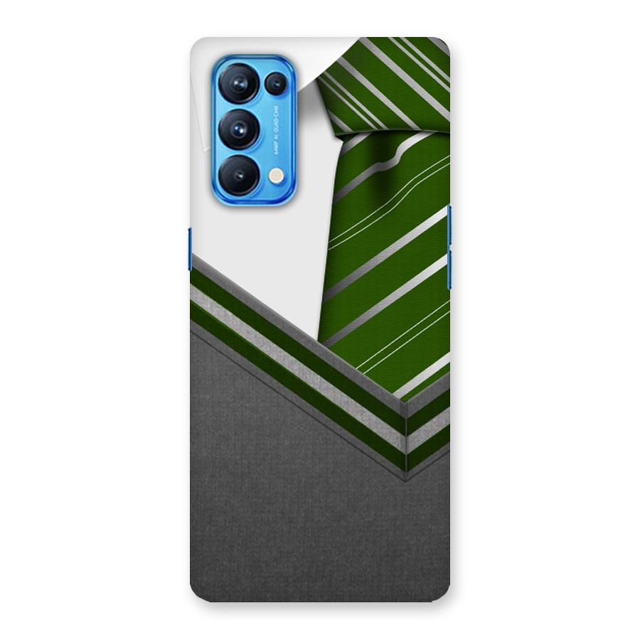 Grey Sweater Back Case for Oppo Reno5 Pro 5G