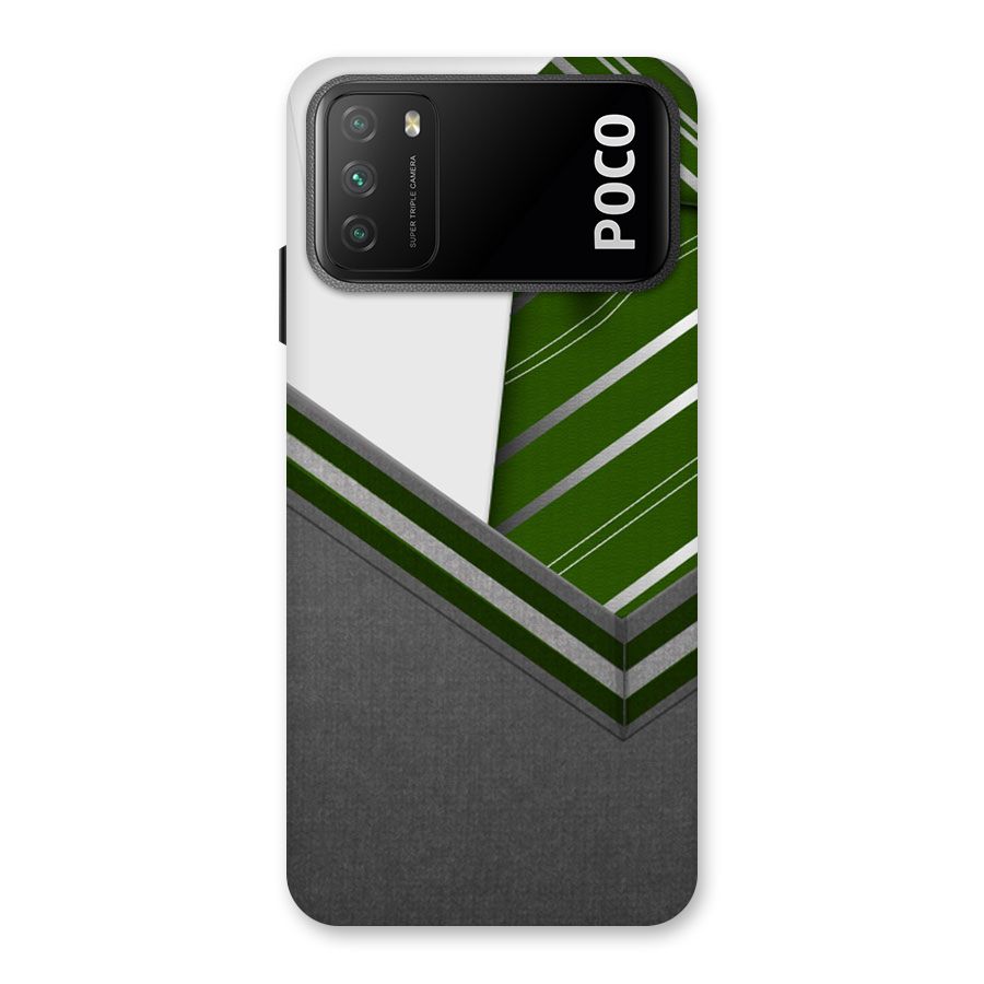 Grey Sweater Back Case for Poco M3