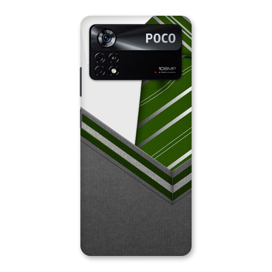 Grey Sweater Back Case for Poco X4 Pro 5G