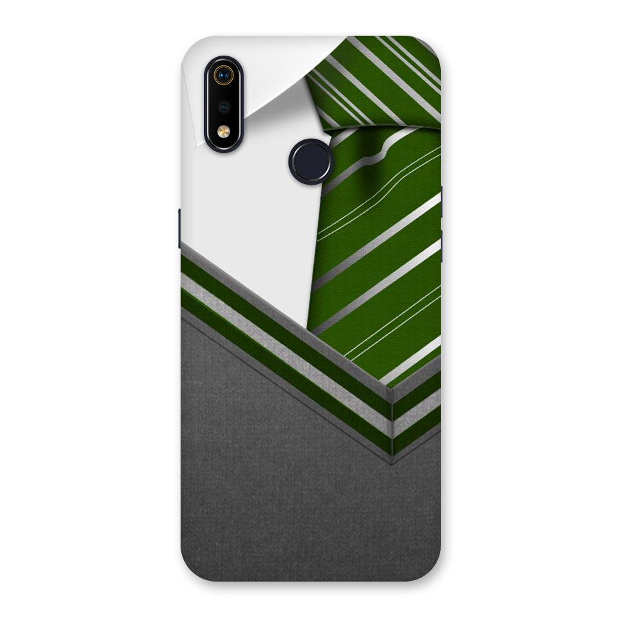 Grey Sweater Back Case for Realme 3i