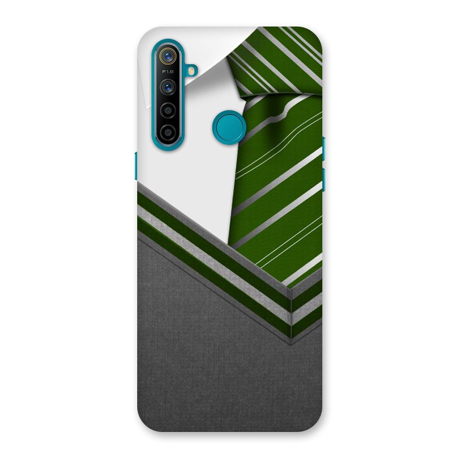 Grey Sweater Back Case for Realme 5i