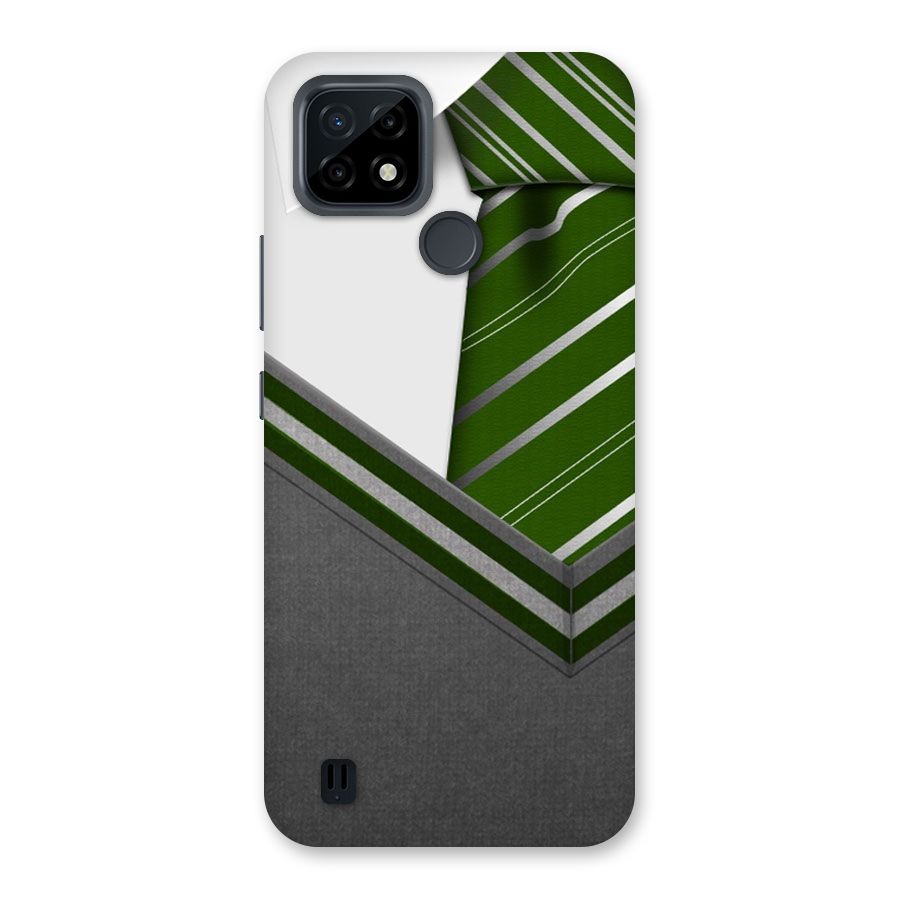 Grey Sweater Back Case for Realme C21