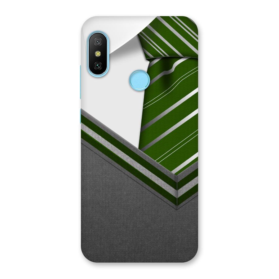 Grey Sweater Back Case for Redmi 6 Pro