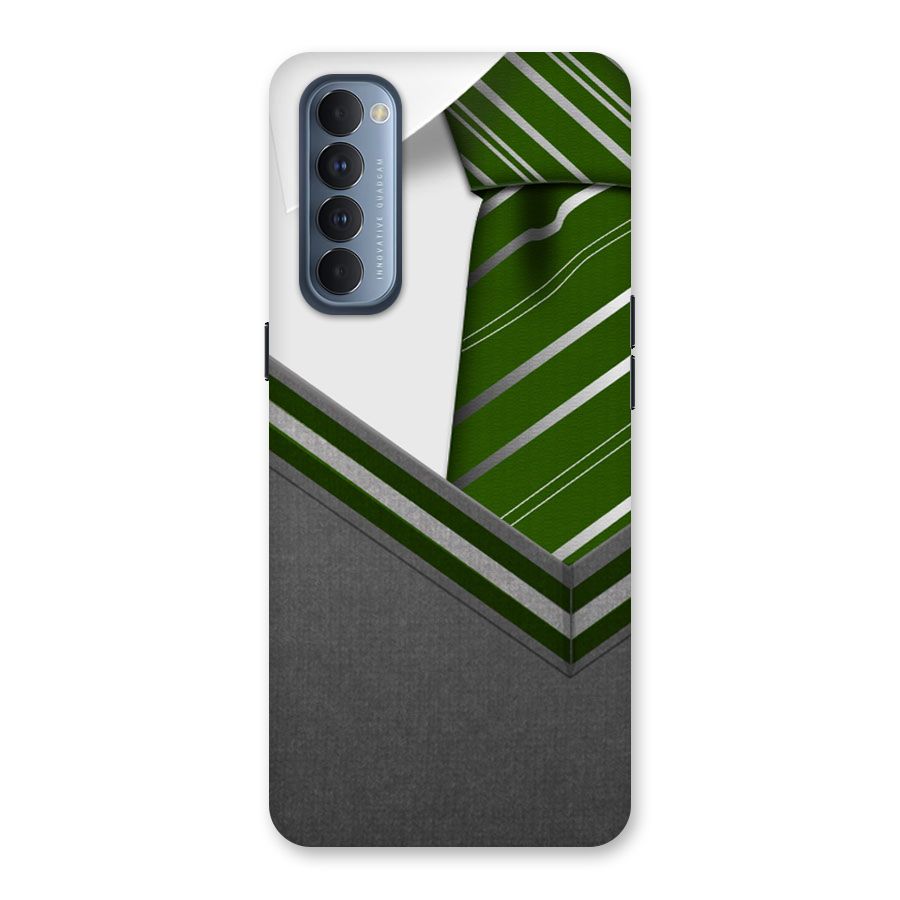 Grey Sweater Back Case for Reno4 Pro