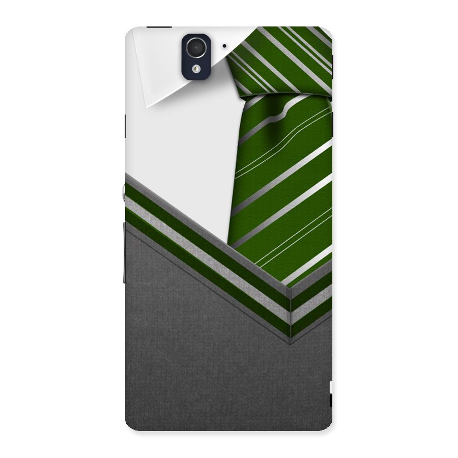 Grey Sweater Back Case for Sony Xperia Z