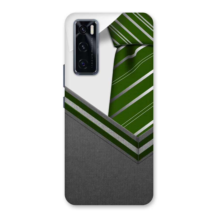 Grey Sweater Back Case for Vivo V20 SE