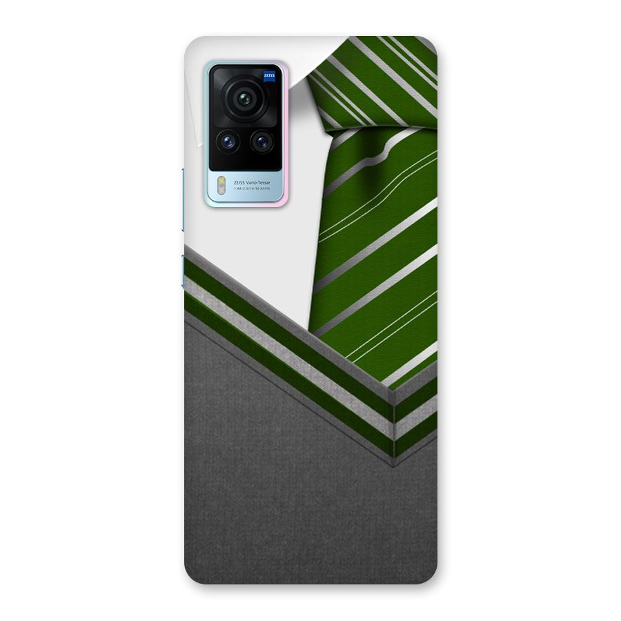 Grey Sweater Back Case for Vivo X60 Pro