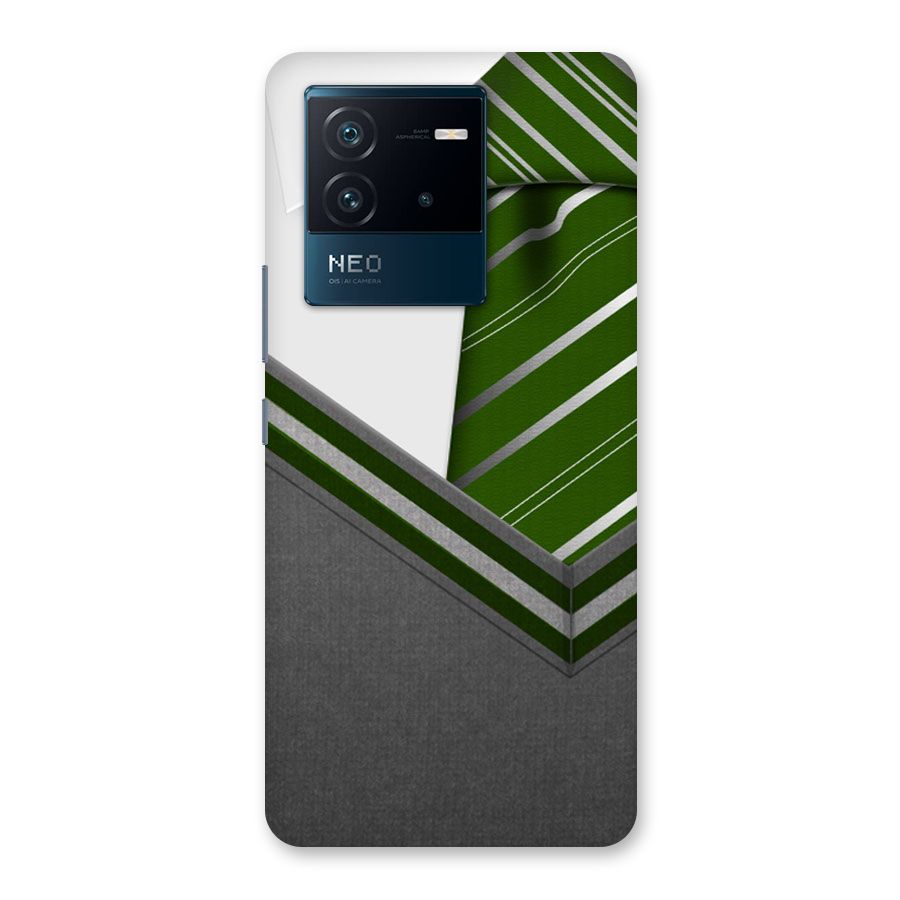 Grey Sweater Back Case for Vivo iQOO Neo 6 5G